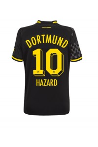 Fotbalové Dres Borussia Dortmund Thorgan Hazard #10 Dámské Venkovní Oblečení 2022-23 Krátký Rukáv